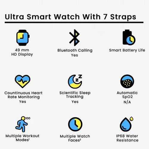 Ultra 7 in 1 Smart Watch